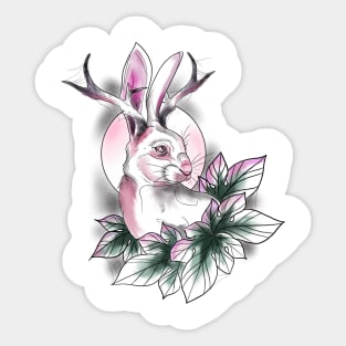 Horny rabbit Sticker